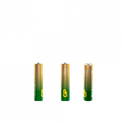 Батарейки КОМПЛЕКТ 2 шт., GP Ultra G-Tech, AAA (LR03, 24А), алкалиновые, мизинчиковые, 24AUA21-2CRSBC2