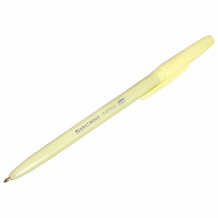 Ручка шариковая РОССИЯ "CARINA", СИНЯЯ, корпус ассорти, 1 мм, линия 0,5 мм, BRAUBERG, 143970