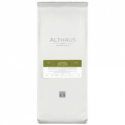 Чай листовой ALTHAUS "Jasmine Ting Yuan" зеленый 250 г, ГЕРМАНИЯ, TALTHL-L00215