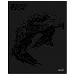 Тетрадь А5, 48 л., HATBER, скоба, клетка, матовая ламинация, 3D-лак, "Shadow" (микс в спайке), 093204, 48Т5лолВ1