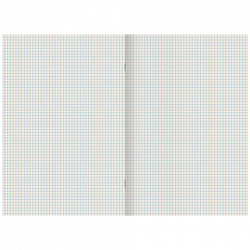 Тетрадь А4 96 л. STAFF College скоба, клетка, офсет №2 ЭКОНОМ, обложка картон, ПРИРОДА, 405621