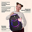 Ранец BRAUBERG SHINY, 2 отделения, с брелоком, "Милая мордочка", 38х28х14 см, 273142