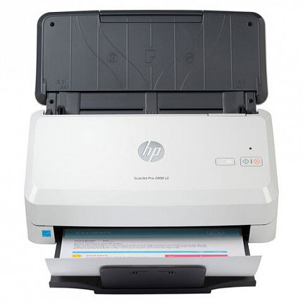 Сканер потоковый HP ScanJet Pro 2000 s2 А4, 35 стр./мин, 600x600, ДАПД, 6FW06A