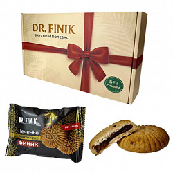 Печенье песочное DR.FINIK "Солнышко" с финиковой начинкой БЕЗ САХАРА, 700 г