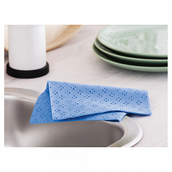 Салфетки ВИСКОЗА-ХЛОПОК 35х50 см, СУПЕРВПИТЫВАЕМОСТЬ, КОМПЛЕКТ 5 шт., 85 г/м2, Premium, YORK, 20310