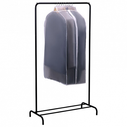 Чехол-кофр объёмный для хранения одежды на молнии, 60х30х90 см, цвет белый, SHAMAANI (ШАМААНИ), 609596