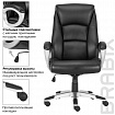 Кресло офисное BRABIX PREMIUM "Grand EX-501", рециклированная кожа, черное, 531950