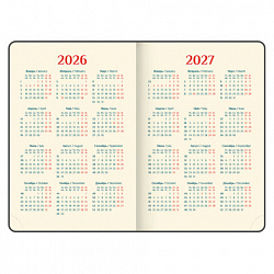 Ежедневник датированный 2026 А5 148х218 мм, GALANT "Magnetic", под кожу, клапан, синий, 117485