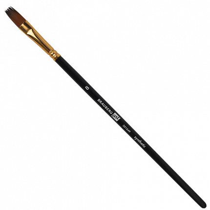 Кисти художественные набор 12 шт, синтетика, № 1-12, BRAUBERG ART DEBUT, 201049