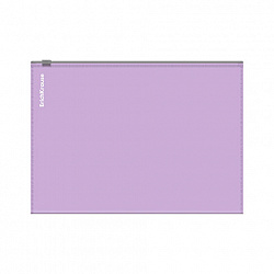 Папка-конверт на молнии ERICH KRAUSE "Matt Pastel Bloom" А5+ (250х180 мм), ассорти, 0,18 мм, 61170