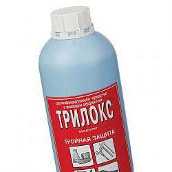 Средство дезинфицирующее для любых поверхностей концентрат 1 л, ТРИЛОКС, с моющим эффектом, ДТ-1К