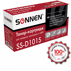 Картридж лазерный SONNEN (SS-D101S) для SAMSUNG ML2160-2168/SCX-3400/05-07, ВЫСШЕЕ КАЧЕСТВО, ресурс 1500 стр., 362435