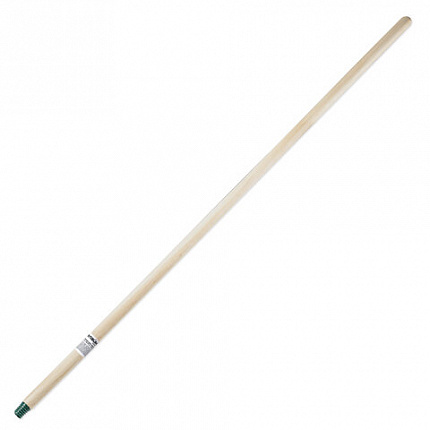 Черенок рукоятка для уборочного инвентаря 120 см, еврорезьба пластиковая, ПРОЧНЫЙ деревянный ВЫСШИЙ СОРТ d=2,2-2,4 см, LAIMA EXPERT, 601829