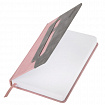 Ежедневник датированный 2026, А5, 138x213 мм, BRAUBERG "Assistant", под кожу, держатель, розовый, 117377