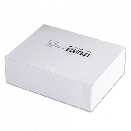 Бейдж горизонтальный (57х90 мм), с клипсой и булавкой, мягкий, STAFF "Basic", 235464