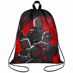 Мешок для обуви BRAUBERG KIDS, с петлей, 42х34 см, "Мощные бойцы", 273435
