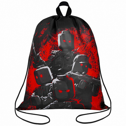 Мешок для обуви BRAUBERG KIDS, с петлей, 42х34 см, "Мощные бойцы", 273435