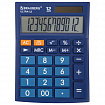 Калькулятор настольный BRAUBERG ULTRA-12-BU (192x143 мм), 12 разрядов, двойное питание, СИНИЙ, 250492