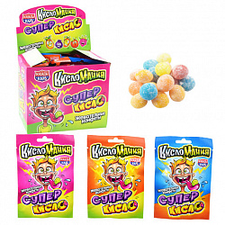 Жевательные конфеты "Кисломания супер кисло", 13 г, КАНДИ КЛАБ, CHW046