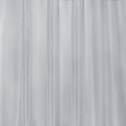 Шторка для ванной ПОЛИЭСТЕР, 180х180 см, кольца в комплекте, СЕРЫЙ БРИЛЛИАНТ, PRIMILA (ПРИМИЛА), 700088