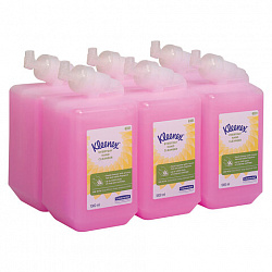 Картридж с жидким мылом одноразовый KIMBERLY-CLARK Kleenex Everyday Use, 1 л, розовый, 6331