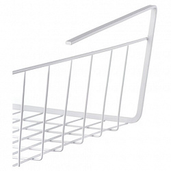 Корзина подвесная (органайзер) металлическая, для шкафов и полок, 40х24х13,5 см, LAIMA HOME 607999