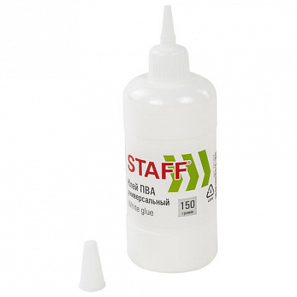 Клей ПВА STAFF евро, 150 г, 221207
