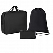 Папка на молнии с ручками А4, мешок для обуви 42х33 см, пенал 20х10 см, черный, НАБОР BRAUBERG, 273288