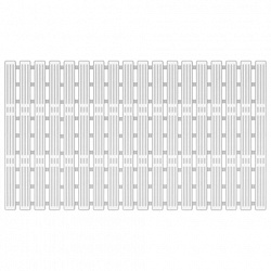 Коврик для ванны противоскользящий износостойкий 68х40 см, "Лесенка", ПП + ТПЭ, присоски, PRIMILA (ПРИМИЛА), 700385