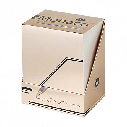 Ручка шариковая BRUNO VISCONTI "MONACO PEARL", СИНЯЯ, темно-синий корпус, линия 0,4 мм, 20-0125/84