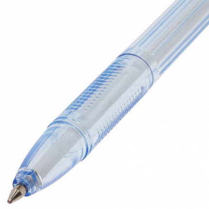 Ручка шариковая BRAUBERG "X-333" PASTEL, СИНЯЯ, корпус тонированованный ассорти, узел 0,7 мм, линия письма 0,35 мм, 142830