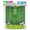 Подставка для книг и учебников BRAUBERG KIDS mini "Football" с таблицей умножения, регулируемый угол наклона, металлическая, 238968