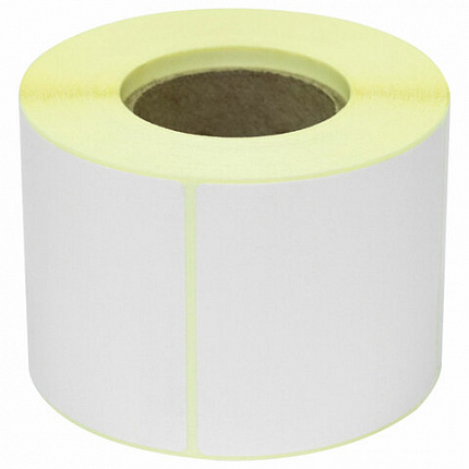 Этикетка термотрансферная ПОЛУГЛЯНЕЦ (58х60 мм), 500 этикеток в ролике, 52202