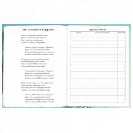 Дневник 5-11 класс 48 л., твердый, BRAUBERG, глянцевая ламинация, с подсказом, "Космический корабль", 107189