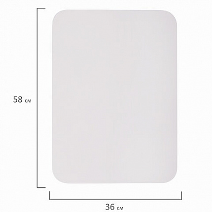 Доска на холодильник магнитно-маркерная 58х36 см с маркером, магнитом и салфеткой, BRAUBERG, 237848