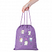 Мешок для обуви BRAUBERG KIDS, с петлей, 42х34 см, "Игривые котята", 272413