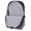 Рюкзак HEIKKI SECTIONS (ХЕЙКИ) универсальный, передние карманы, серый/черный,46,5х30х17 см, 273908