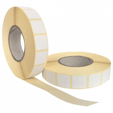 Этикетки для Честного Знака термотрансферные ПОЛУГЛЯНЕЦ, 15х15 мм, КОМПЛЕКТ 7 рулонов по 2000 этикеток, 117622