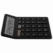 Калькулятор настольный BRAUBERG CH-12-BK (153х103 мм), 12 разрядов, двойное питание, черный, 272958
