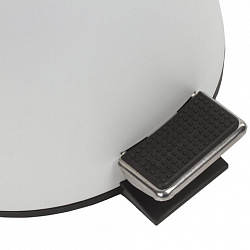 Ведро мусорное с педалью 5 литров "Classic", БЕЛОЕ ГЛЯНЦЕВОЕ, металлическое, со съемным внутренним ведром, LAIMA, 604947