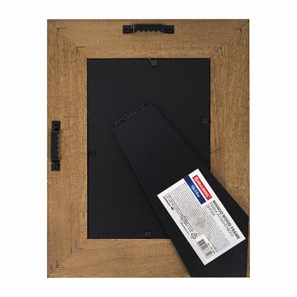 Рамка из мангового дерева BRAUBERG LOFT MANUSCRIPT, фото 10х15 см, акриловый экран, 17х22 см, 391284