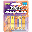Закладки клейкие Z-сложения FUNSTER (ФАНСТЕР) "Корги", 45х12 мм, 100 шт., (5 цветов х 20 листов), в диспенсере, 116695