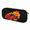 Пенал ЮНЛАНДИЯ, 1 отделение, 1 откидная планка, карман, EVA покрытие soft-touch, 22х10х5 см, "Fiery Road", 273187