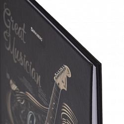 Дневник 5-11 класс 48 л., твердый, BRAUBERG, матовая ламинация, с подсказом, "Гитара", 107185