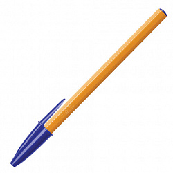 Ручка шариковая BIC "Orange", СИНЯЯ, корпус оранжевый, узел 0,8 мм, линия письма 0,3 мм, 8099221