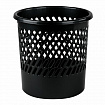 Корзина для бумаг STAFF "Basic" сетчатая, 10 л, черная, 237917