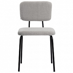 Стулья BRABIX "Ideal CF-080", КОМПЛЕКТ 4 шт., черный каркас, букле серый, 533256