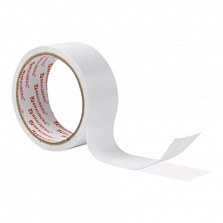 Клейкая двухсторонняя лента 38 мм х 8 м, ПОЛИПРОПИЛЕНОВАЯ ОСНОВА, 90 мкм, BRAUBERG, 600483