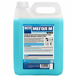 Средство для чистки плит, духовок, грилей от жира/нагара 5 л, МЕГОЛ М, гель