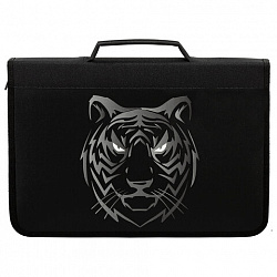 Папка на молнии BRAUBERG А4 с ручкой, с органайзером, 1 отделение, "Tiger", 271449